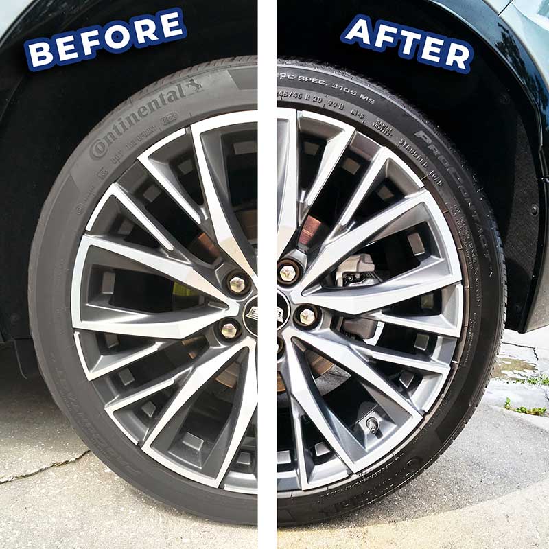 before and after tires